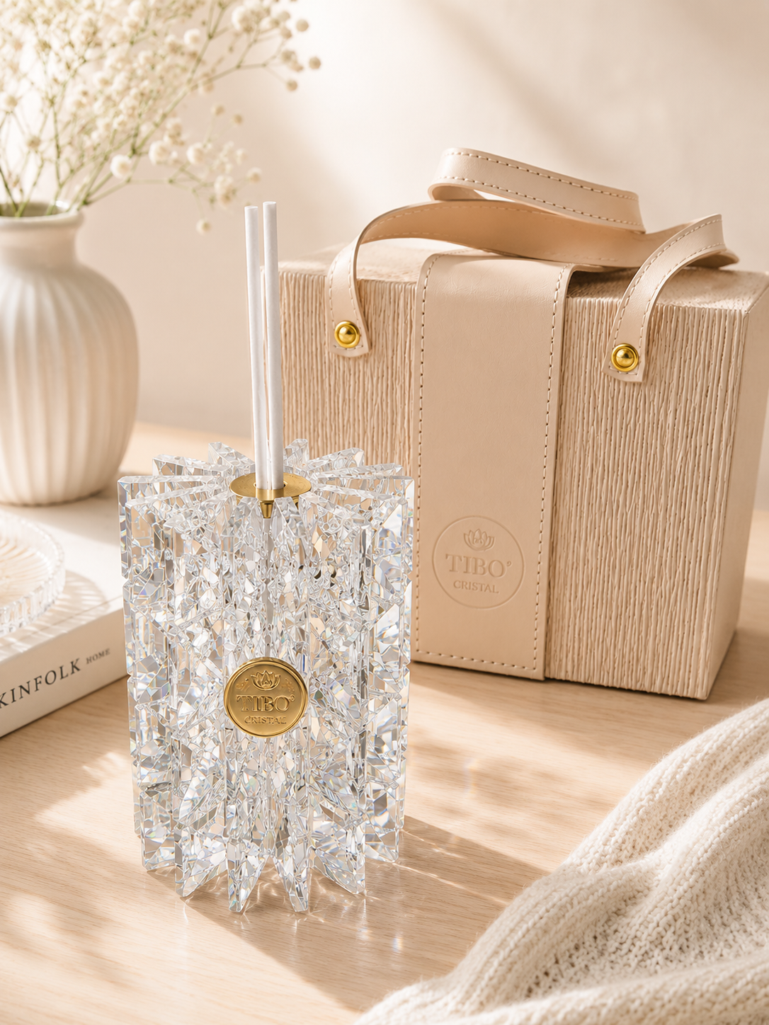 Profumatore Ambiente in Cristallo Diffusore Luxury con Confezione Regalo